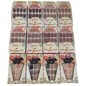 Nail Nina Press On Nails 12 Sets Bundle New